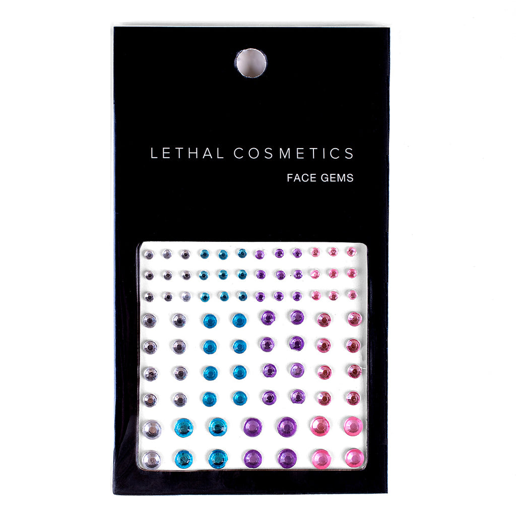 Colorful Face Gems - Makyaj Sticker<br> 82 Adet Renkli Yüz Mücevherleri<br><br>