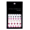 Tear Drops Face Gems - Makyaj Sticker<br> 35 adet, gümüş, pembe yapay elmas, inci ve damla şekillerinden oluşan set<br><br>